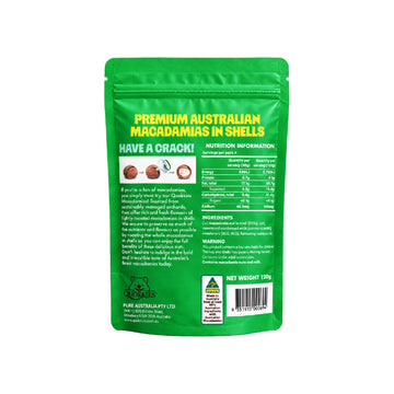 Macadamia Vanilla Roasted In Shell 120G