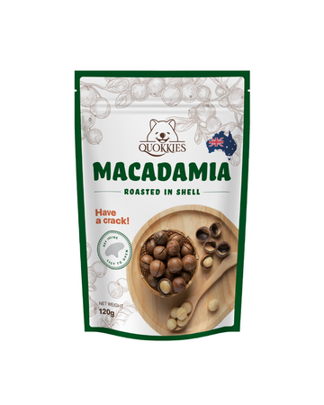 Macadamia Vanilla Roasted In Shell 120G