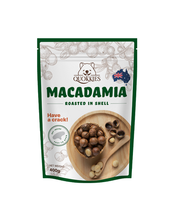 Macadamia Vanilla Roasted In Shell 400G