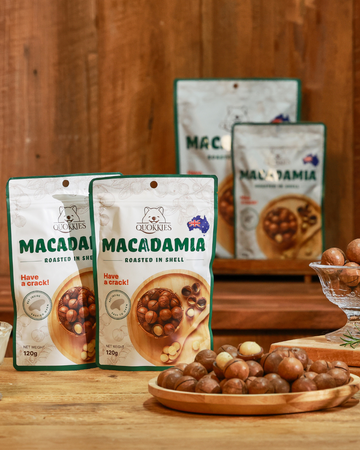 Macadamia Vanilla Roasted In Shell 120G